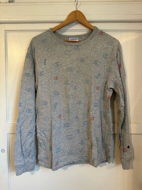 Champion all over print long sleeve Medium